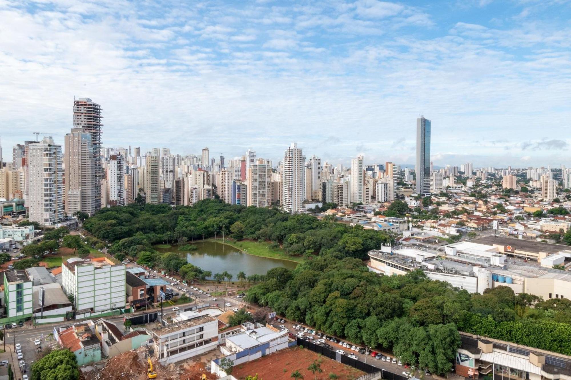 Flat No Ed Walk Bueno - Setor Bueno - Ao Lado Do Goiania Shopping - Wb2405- Andar Alto Apartment ภายนอก รูปภาพ