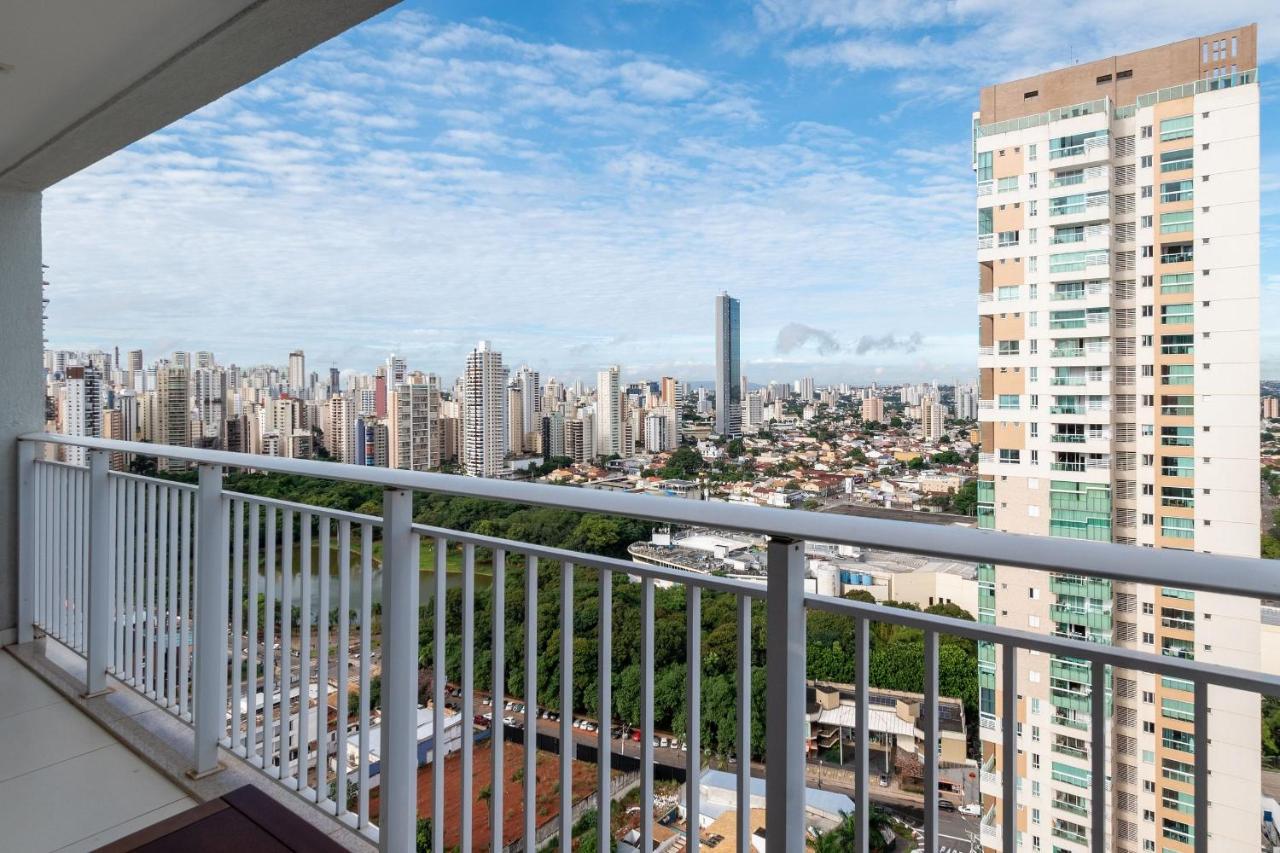 Flat No Ed Walk Bueno - Setor Bueno - Ao Lado Do Goiania Shopping - Wb2405- Andar Alto Apartment ภายนอก รูปภาพ